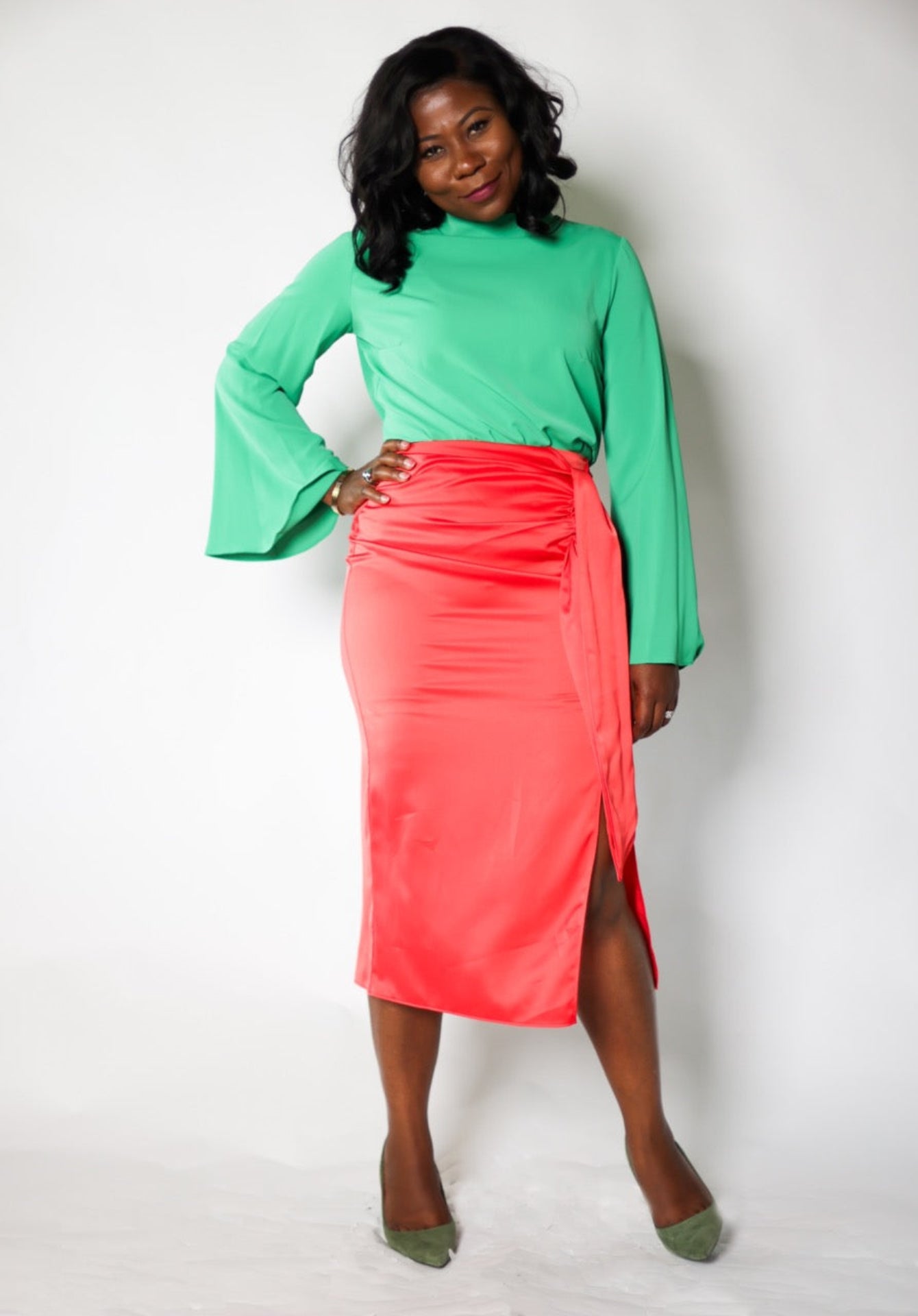 Elysian Flow Midi skirt