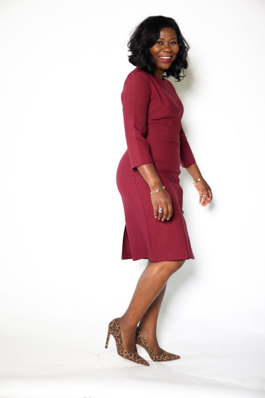 Boardroom Belle Knee Length Dress