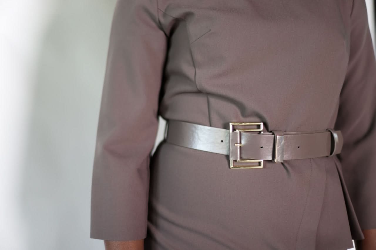 Chestnut Charm Knee Length Dress