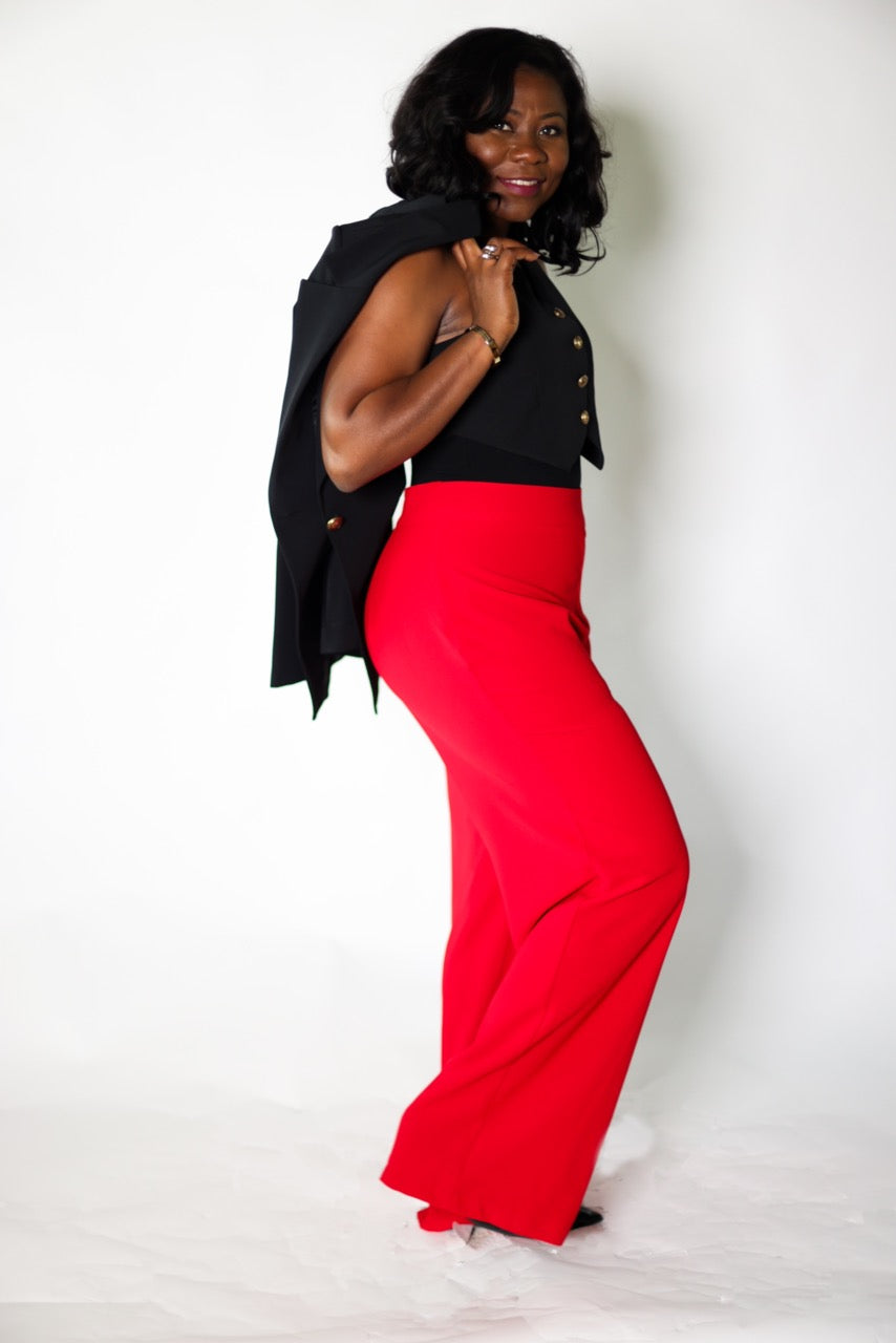 Scarlet Breeze Loose Pants