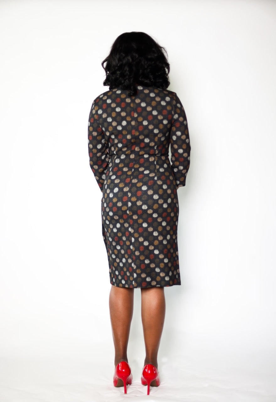 Confetti Dot Knee Length dress