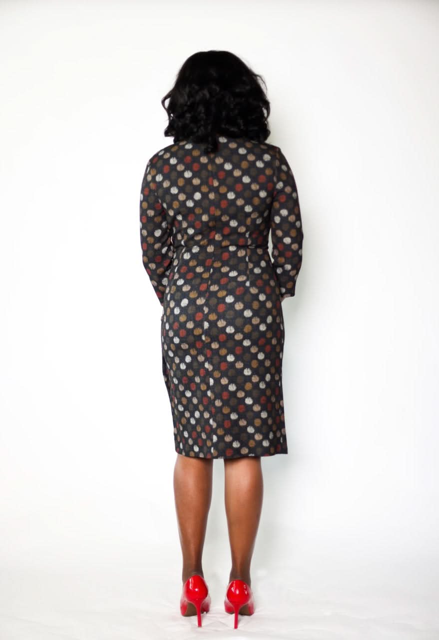 Confetti Dot Knee Length dress