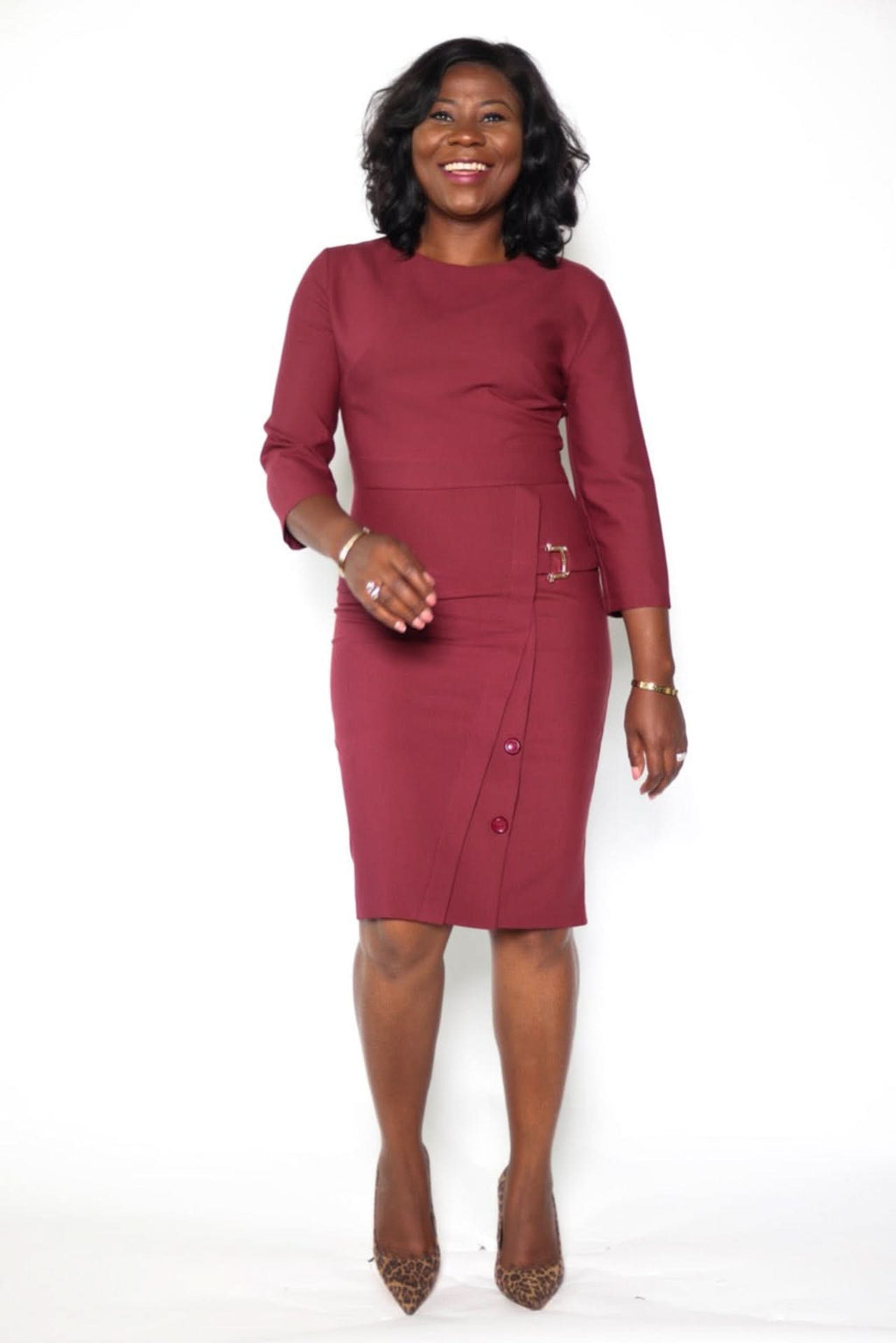 Boardroom Belle Knee Length Dress