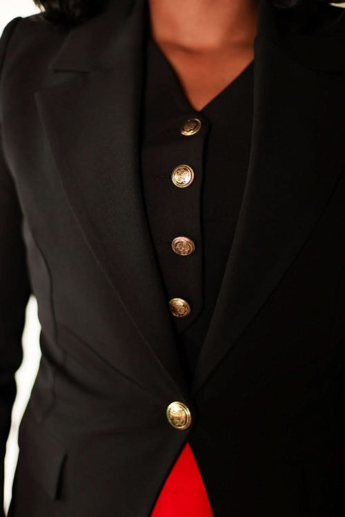 Aaliyah Vest and Blazer