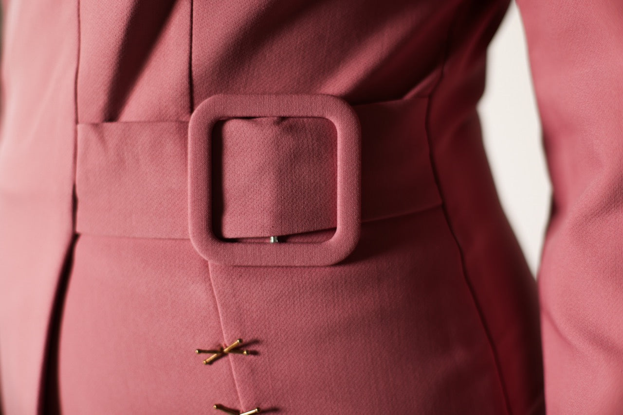 Blush Breeze Knee length dress