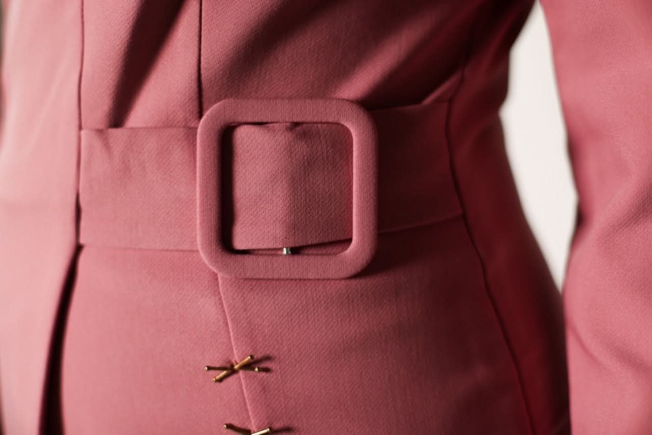 Blush Breeze Knee length dress