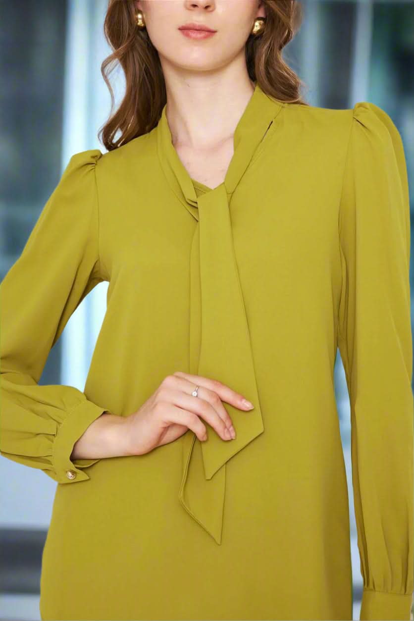 Catherine Long Sleeve Gold Buttoned Shirt