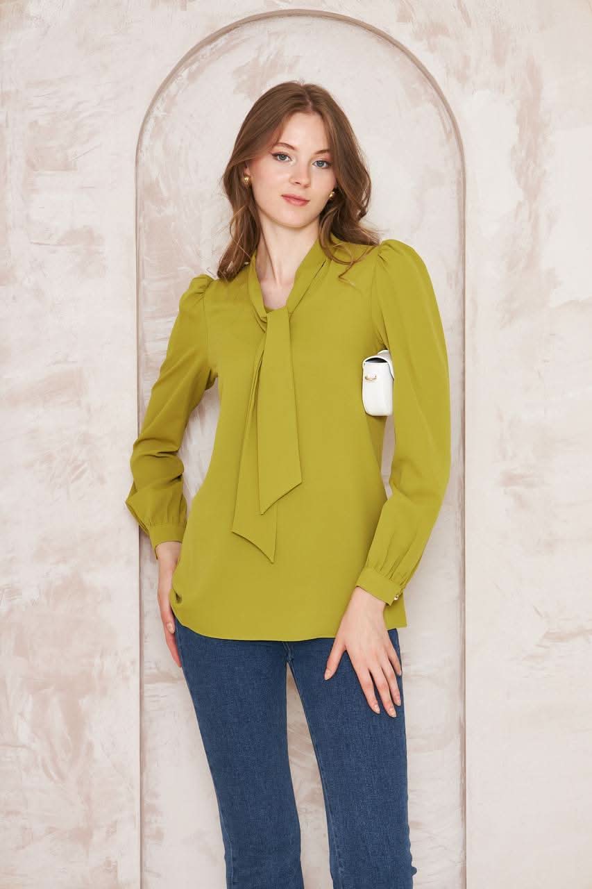 Catherine Long Sleeve Gold Buttoned Shirt