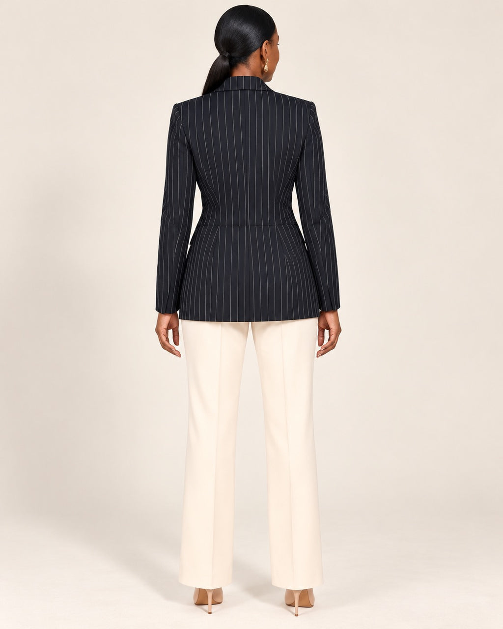 Belgravia Women's Pinstripe Pant Suit Bundle