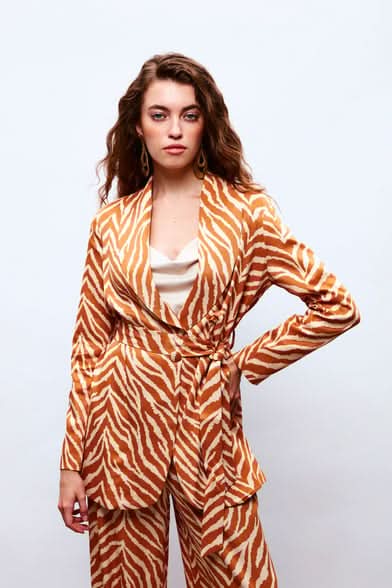 Meg Animal Print Jacket